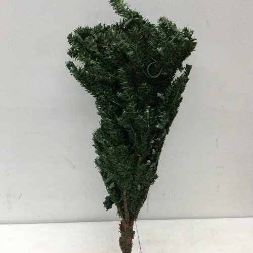 Pre-Lit Artificial Alpine Slim Pencil Christmas Tree w/ LED Lights, Stand - Lot 85