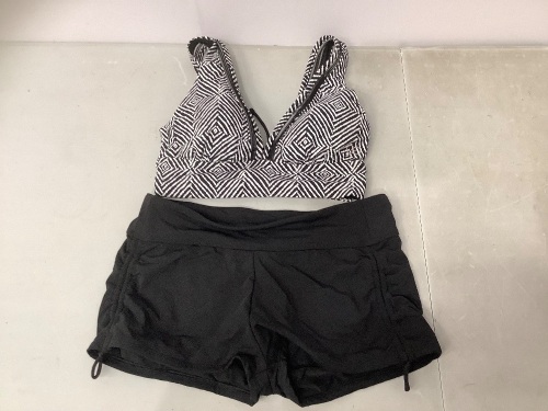 Calia Womens 2 Piece Swim Wear, Small, Appears New - Lot 101