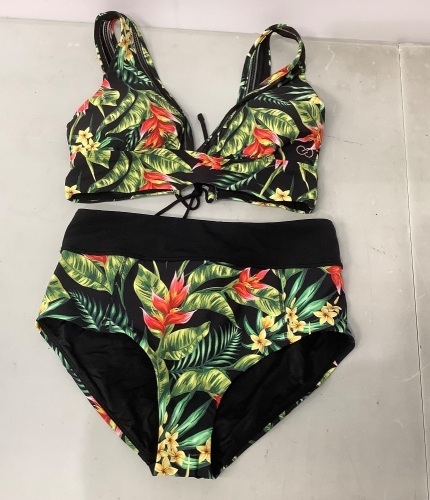 Calia Womens 2 Piece Swim Wear, Top-M Bottom-S, Appears New  - Lot 136