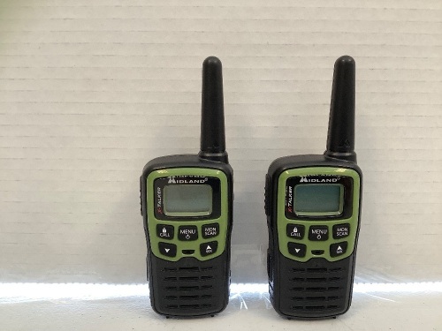 Midland Two Way Radios, Untested, E-Commerce Return, Retail 39.99 - Lot 569