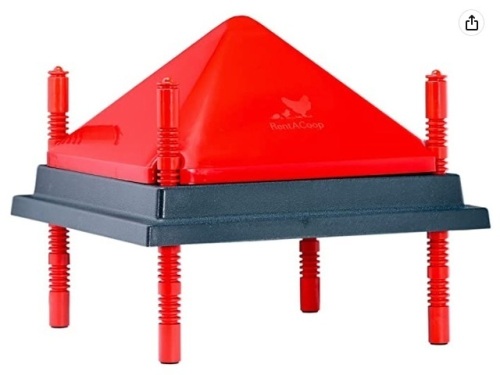 RentACoop Chick Brooder Heating Plate & Anti-Roost Cone Set, Powers Up, E-Commerce Return, Retail 61.95 - Lot 605
