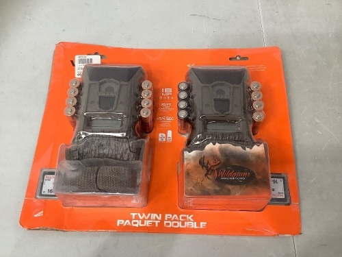 Wildgame Innovtions Twin Pack Trail Cameras, Untetsed, E-Commerce Return, Retail 99.99 - Lot 514