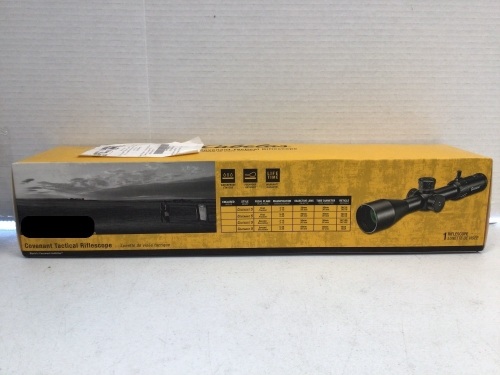 Covenant Tactical Riflescope, Untested, E-Comm Return, Retail $250.00 - Lot 15
