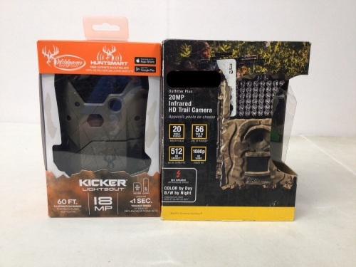 Lot of (2) Trail Cameras, Untested, E-Comm Return - Lot 385