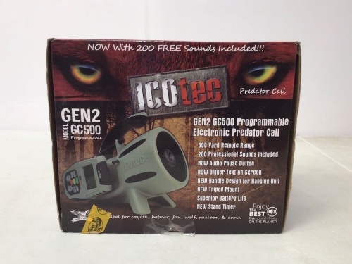 ICOtec Programmable Predator Call, Powers Up, E-Comm Return, Retail $224.99 - Lot 327