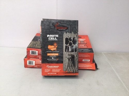 Lot of (5) Wildgame Trail Cameras, Untested, E-Comm Return - Lot 406