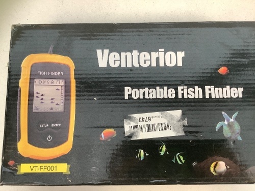 Portable Fish Finder, E-Comm Return, Retail $35.00 - Lot 795