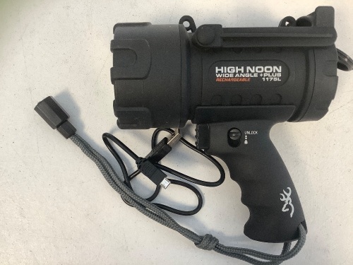 Browning High Noon Spotlight, Powers Up, E-Comm Return, Retail $115.00 - Lot 599