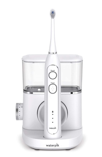 Waterpik Sonic-Fusion Flossing Toothbrush, Powers Up, Appears New, Retail 139.99 - Lot 202