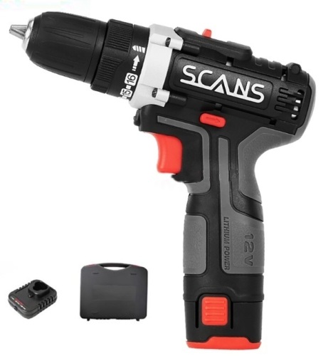 Scans 12V Cordless Drill, Powers Up, Appears New, Retail 75.60 - Lot 197
