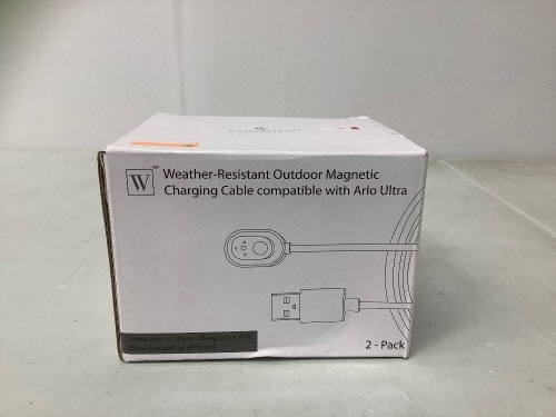 Wasserstein Outdoor Charging Cable for Arlo Ultra, 2 Pack, Appears New, Retail 27.99 - Lot 162