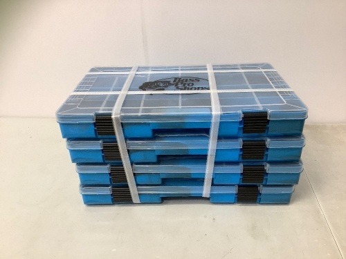4 Pack Tackle Boxes, E-Commerce Return/Damaged - Lot 148