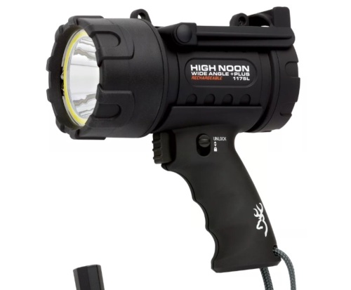Browning High Noon USB Rechargeable Spotlight, Untested, E-Commerce Return, Retail 114.99 - Lot 42
