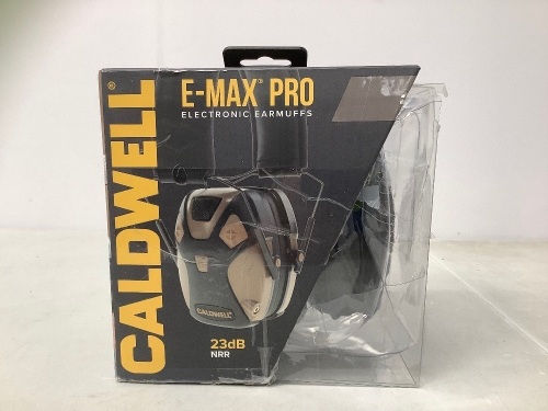 Caldwell E-Max Pro Electronic Earmuffs, Appears New, Retail 44.99 - Lot 503