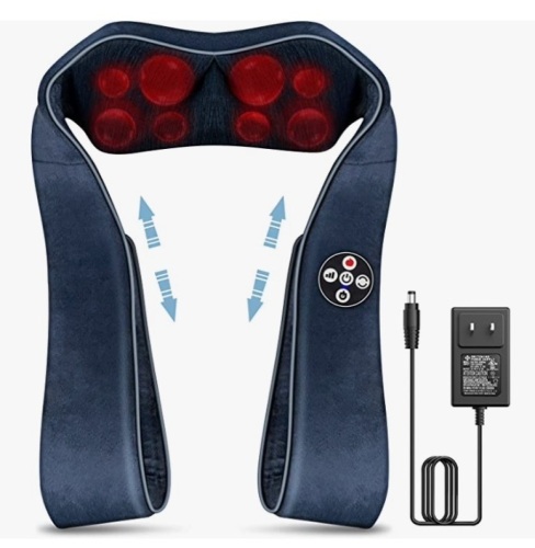 Neck Massager with Heat, Untested, E-Commerce Return, Retail 52.99 - Lot 464
