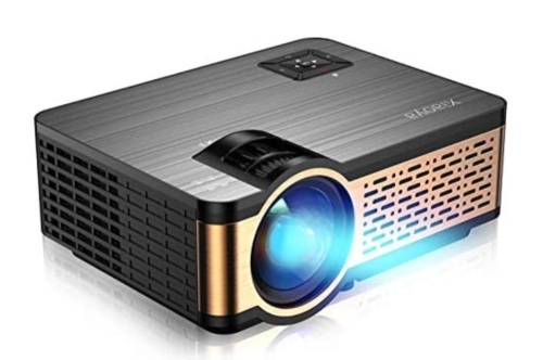 XIAOYA LED Projector, Missing Power Cable, Untested, E-Commerce Return, Retail 119.99 - Lot 420