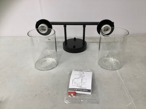 2 Light Wall Sconce, Appears New - Lot 481
