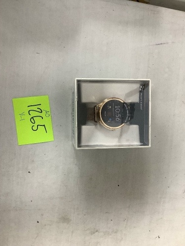 Fossil Smart Watch Gold/Black - Lot 1265