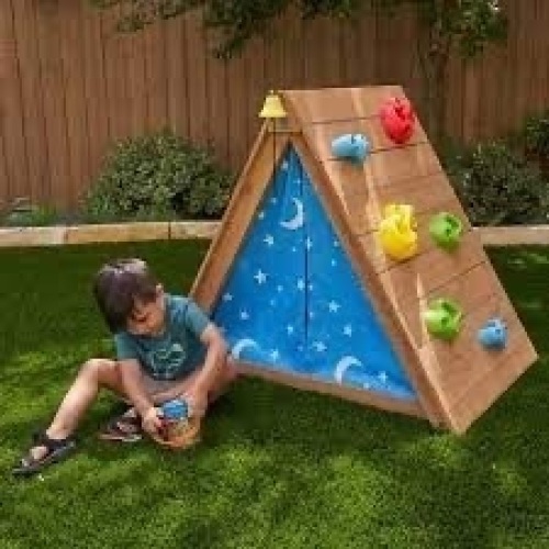 KidKraft A-Frame Hideaway and Climber - Lot 2032