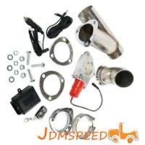 JDMSPEED 2.5" 63mm Exhaust CATBACK Downpipe Cutout E-cut out Valve - Lot 2035
