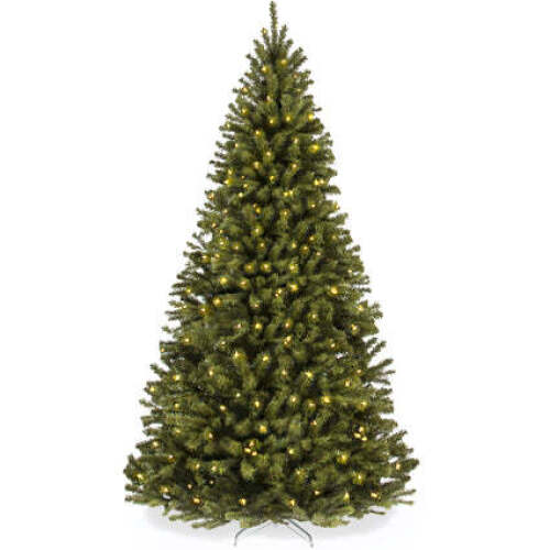 Pre-Lit Artificial Spruce Christmas Tree w/ Incandescent Lights - Lot 2086