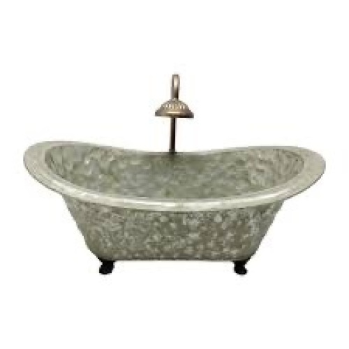 18" Metal Bathtub Container - Lot 2382