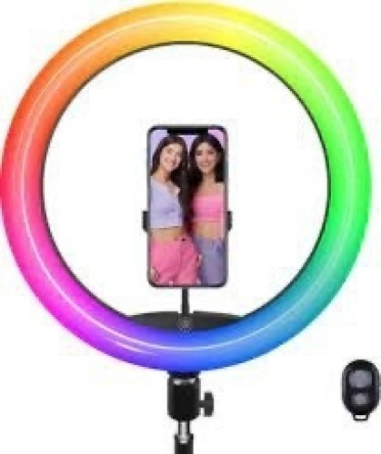 Dixie & Charli 12-inch Color LED Ring Light - Lot 2399