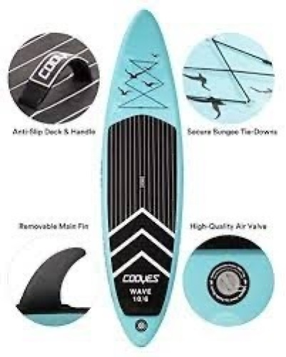 Cooyes Paddle Board, 10ft/10.6ft Inflatable Paddle Board - Lot 2401