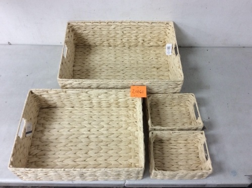 Set of 4 Baskets - Lot 2461