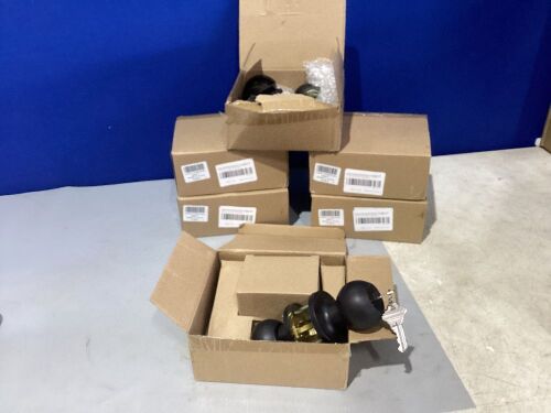 Lot of (6) Door Knob & Deadbolt Sets   - Lot 625