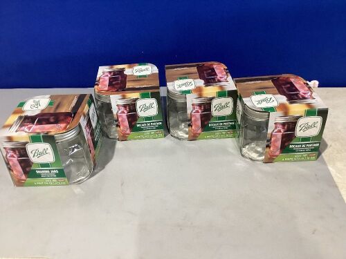 Lot of (16) Ball 4 Pint Sharing Jars  - Lot 646