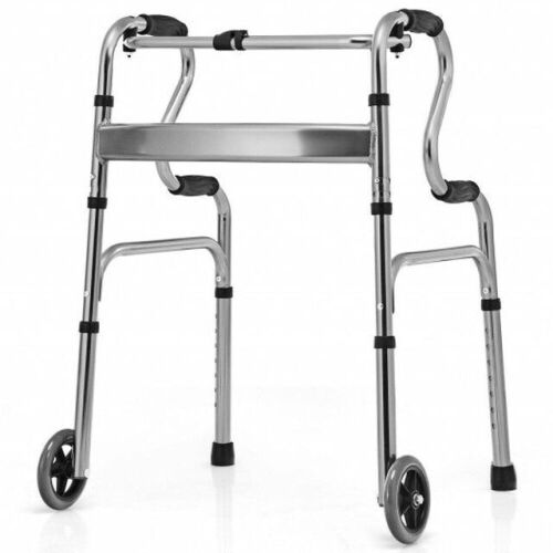 Aluminum Heavy-Duty Folding Wheeled Stand-Assist Walker - Lot 652