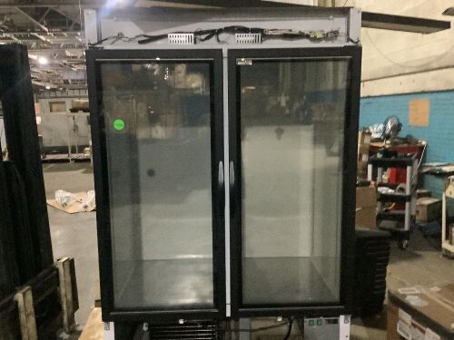 Aegis Scientific Series II Laboratory Use 48 cu.ft. Upright Freezer 2 Sliding Glass Doors Automatic Defrost - For Parts or Repair  - Lot 202
