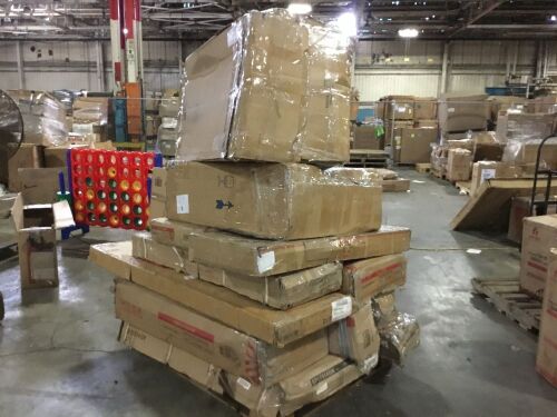 Salvage Pallet. Items Will Be Broken, Incomplete, and Damaged.  - Lot 833