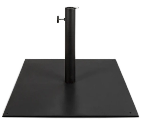 Steel Umbrella Base, Patio Stand w/ Tightening Knob & Anchor Holes - 38.5lb,NEW - Lot 55