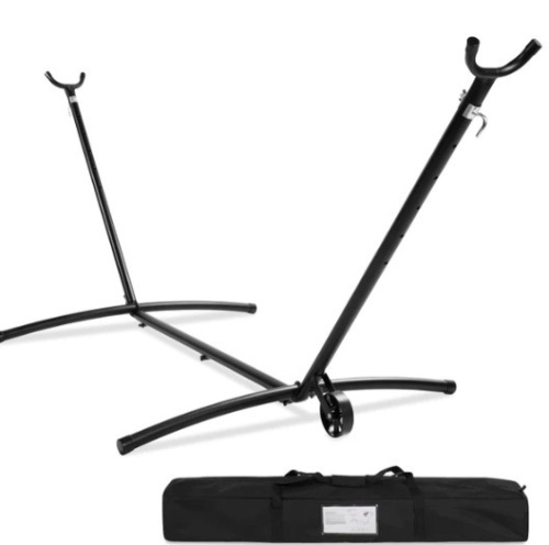 Portable Heavy-Duty Steel Hammock Stand w/ Built-In Wheel, Case - 9ft,APPEARS NEW  - Lot 69