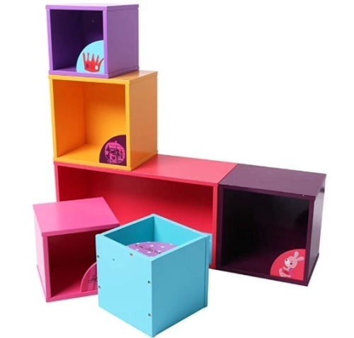Baby Wooden Storage Toy, Kid Toys Organizer Wood with Storage Bins, Bins, Children's Combined Locker for 3 Years & Up Storage Bins Girl/Boy, Baby Toy Chests & Organizers,APPEARS NEW - Lot 16