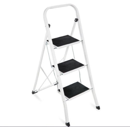 3-Step Portable Folding Step Ladder w/ Non-Slip Feet, 330lb Capacity,,APPEARS NEW - Lot 173