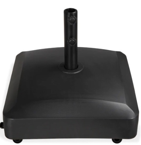 Fillable Mobile Umbrella Base Stand w/ 4 Wheels, 2 Locks, 123lb Capacity,APPEARS NEW  - Lot 54