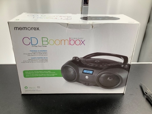 Memorex, CD Boombox, Lot of 2, Appears New  - Lot 126