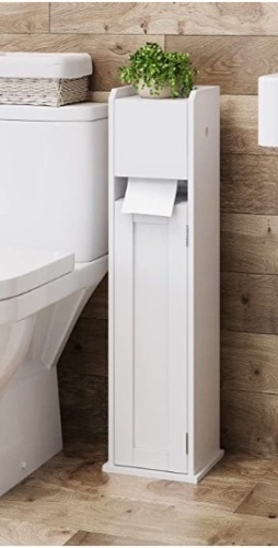 Wooden Toilet Paper Storage Holder and Stand, Appears New - Lot 201