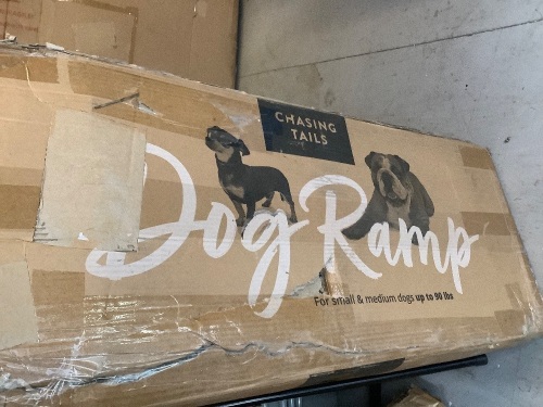 Chasing Tails Dog Ramp for Small to Medium Dogs, Appears New/Box Damaged - Lot 202