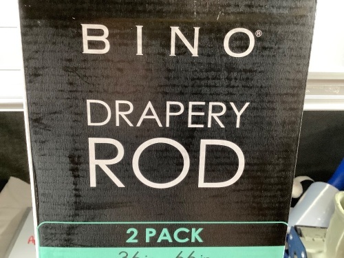 Bino Drapery Rod, Corner Damaged, Ecommerce Return - Lot 209