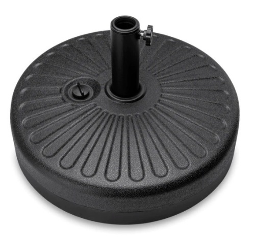 Plastic Patio Umbrella Base Pole Holder Accessory w/ Adjustable Knob, Appears New - Lot 222