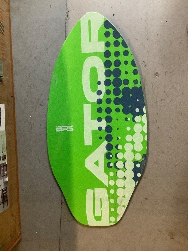 Gator Wooden Boogie Board, Appears New - Lot 233