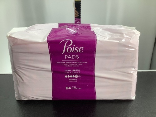 Lot of (2) Poise Pads, Appears New - Lot 240