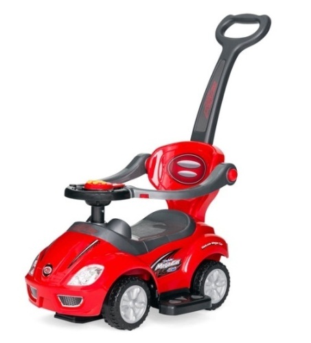 3-in-1 Kids Push Car w/ Handle and Horn - Lot 16