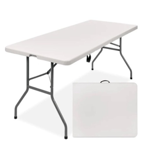 6ft Portable Folding Plastic Dining Table - Lot 141