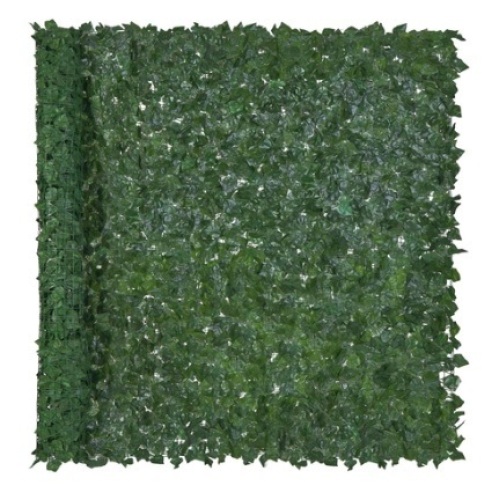 Outdoor Faux Ivy Privacy Screen Fence, 96x72in - Lot 163