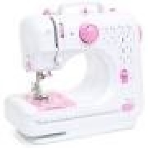 BCP. SKY. 6104  : Best Choice Products  6 - V Portable Sewing Machine  42 - Piece  Beginners Kit W / 12 Stitch Patterns  - Lot 323
